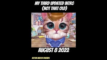 The development ￼of my intro| kitten match friends