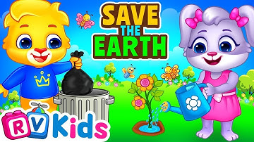 Planet Earth Song | Global Warming for Kids | Pollution & Save The Environment | Lucas & Ruby