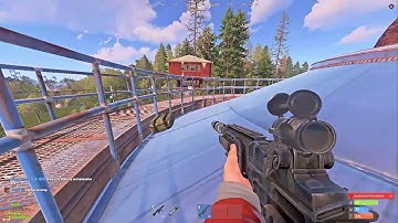 CEO of "Double headshot dead" leaves his mark on a 20 man clan - Sinks Rust Highlights