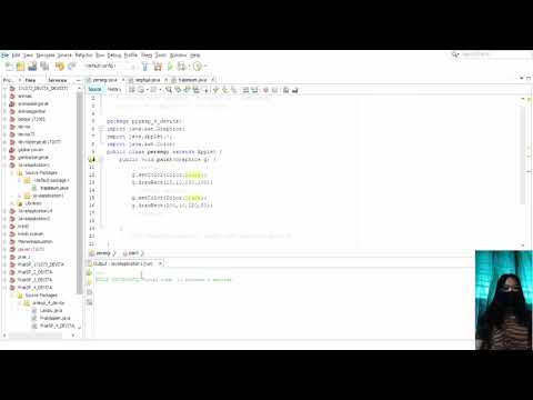 Applet segitita, persegi, persegi panjang,  dan trapesium menggunakan NETBEANS
