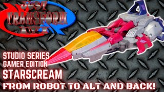 JUST TRANSFORM IT!: Studio Series Gamer Edition Startscream