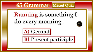 65 English Grammar Test | Identifying Mixed Test | English All Mixed Quiz | No.1 Quality English