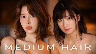 Prettiest Japanese Prnstars/Actresses with Gorgeous Medium Hair | Part 1 | MANEYES VERSION