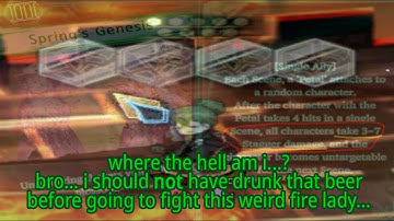 (library of ruina) netzach gets drunk on the job and dies while fighting xiao with binah cleaning up