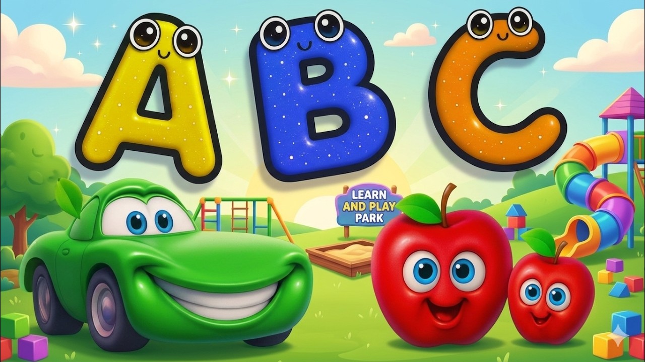 🔴 ABC Phonics Song 🎶 A for Apple 🍎 | Alphabet Song | Fun ABC Learning ...