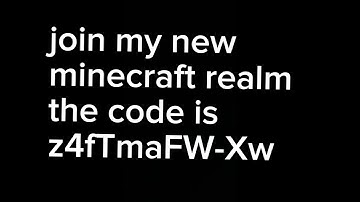 Minecraft survival realm code!!! (no permission needed #Minecraft #gaming #realmcode