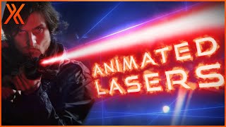 Sci-Fi Weapon VFX | Animated Lasers tutorial
