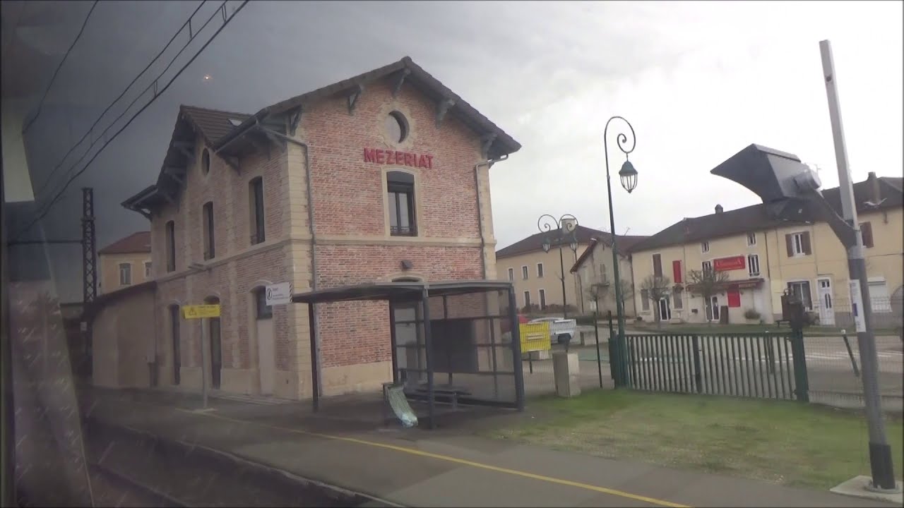 Train trajet de Mâcon Ville à Bourg en Bresse