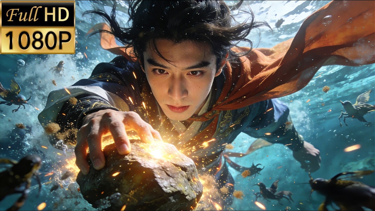 【最新功夫电影】小子瀕死之際撿到神石，沒想到自己竟是天選之人，從此踏入仙途命運改變！💥|#chinesedrama #kungfu