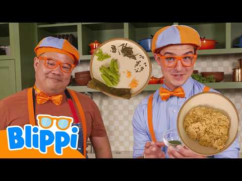👨‍🍳 Food Games with Chef David Chang! 🍕✨Blippi 🎨 Fun Stories and Colors 🎨