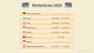 Winterferien 2025