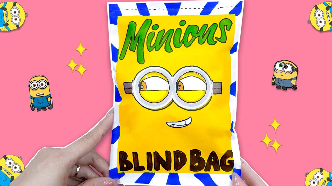 [✨Paper Diy✨] Outfit Blind Bag | Minions Unboxing Compilation 블라인드백 