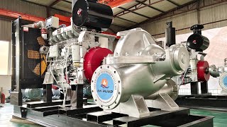 Stainless steel diesel engine driven double suction split case pump -  An Pump Machinery
