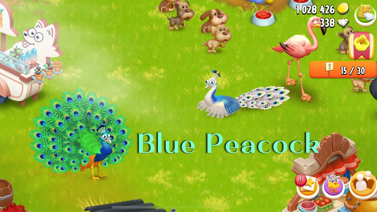 Blue Peacock Unlocked! 🦚 New Bird Arrives in My Farm
