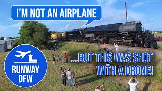 Trainspotting (?!) with the Runway DFW drone