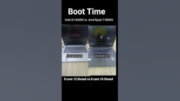 intel i5-13th vs ryzen 7 boot time  | amd ryzen 7 5800h vs intel i5 13th gen 13420H