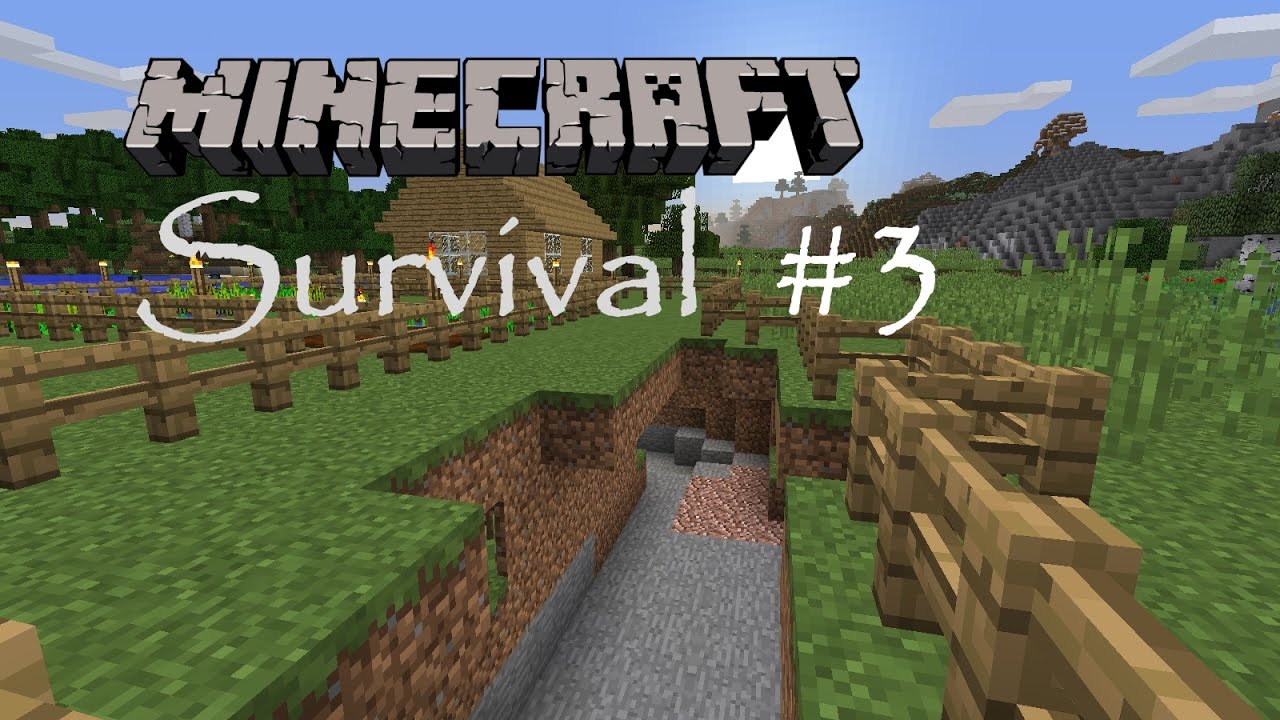 Minecraft Survival 3 Setting Goals YouTube