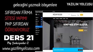 Php fonksiyon örnekleri-2 Php dersleri-21