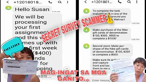 SECRET SURVEY SHOPPER SCAM