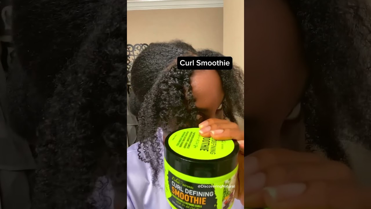 Difference between using Shea butter versus Curl Smoothie on my Natural Hair