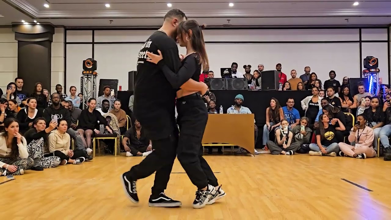 Sokyz Sofiane & Laure Inglèse 🏆Olympiads Of Kizomba🎵Dj Lana MW - F.D.A 4@Paris Kizomba Congress 2023