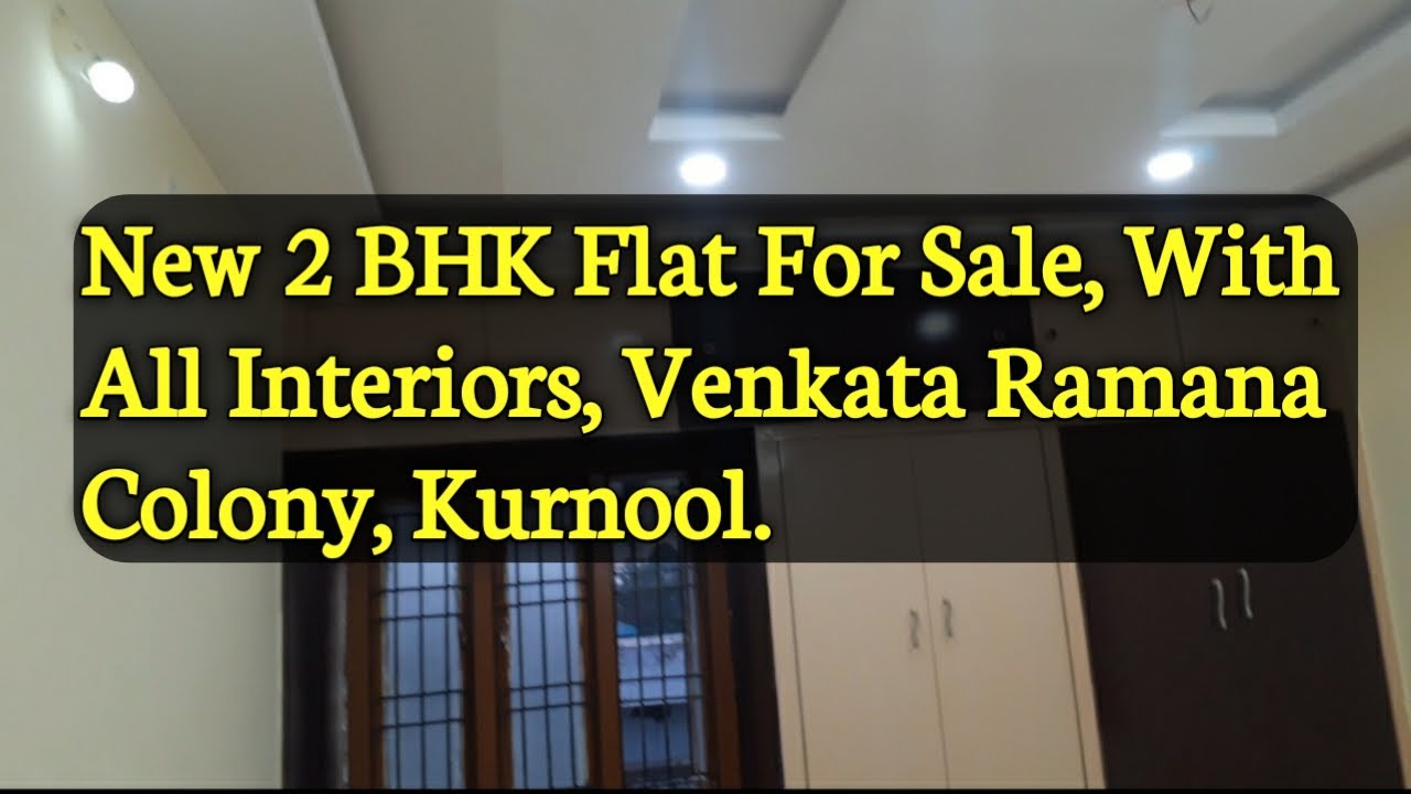 ID21 🏠🏠NEW 2BHK FLAT For Sale Venkata Ramana Colony Kurnool CELL 8639459387 Kunopuli Estates