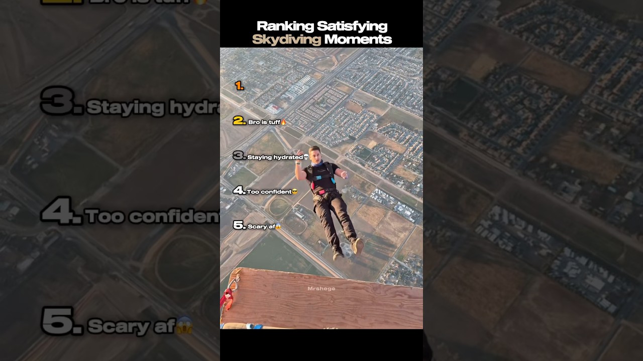 Ranking Best Skydiving Moments🪂