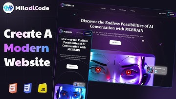 How to Create a Modern project with HTML, CSS & JavaScript | Modern UI, Parallax Effects
