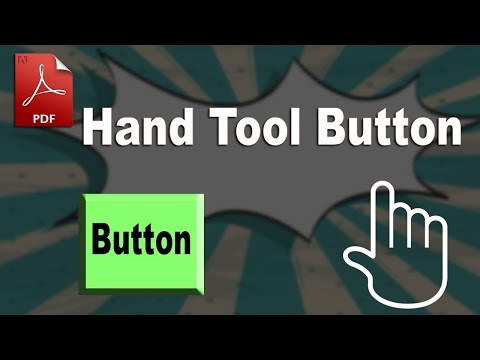 PDF Tutorial- How to Create Hand Tool Button in pdf by using adobe acrobat pro