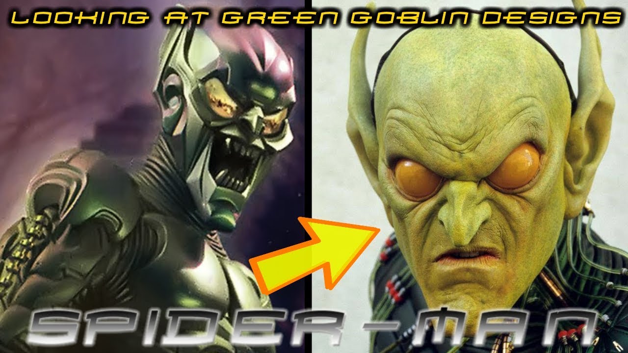 Unused Green Goblin Suit Designs for Sam Raimi's 