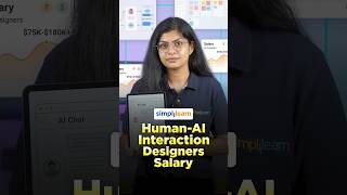 Human AI Interaction Designer Salary, Skills, & Career Path | AI Jobs 2026 | #Shorts | #Simplilearn