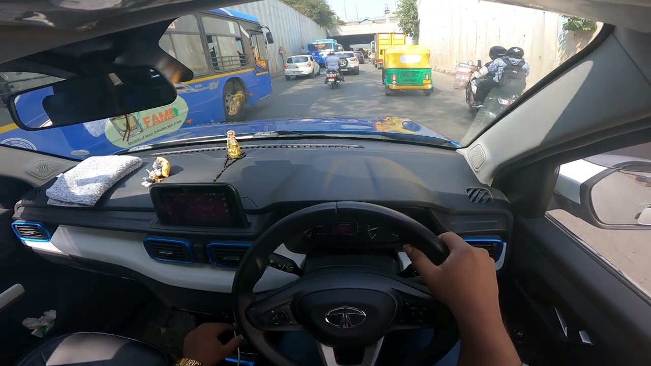 Heavy Traffic Outside, Calm Drive Inside 😌🚘 | Tata Punch ASMR Vlog