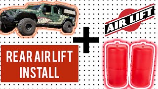 2021 Jeep JT Gladiator Install | Air Lift Rear 1000 Air Spring Kit  #gladiator #airlift