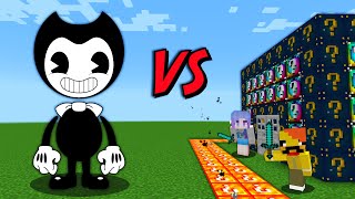 밴디 VS 럭키블럭 집 [몬스터 막기] Bendy VS Lucky Block House in minecraft