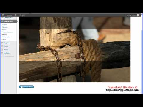 WordPress 3.4 Header Settings