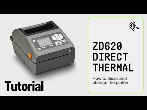 Zebra ZD620D How To: Clean and Change the Platen
