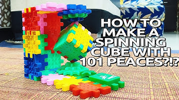 How to make a spinning cube with 101 pieces?!?