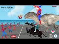 Gameplay Spider Man 2 😽rescue 5 superhero from bad guys vs shark spider man🙆3D Animation Action Game