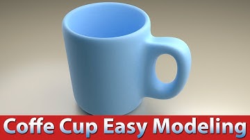 Blender 2.79 Tutorial coffee cup  (easy modeling)