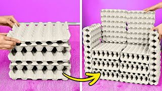 CREATIVE WAYS TO REUSE EGG TRAYS || DIY Home Decor Ideas From Waste Material