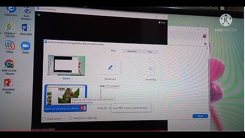 cách chia sẻ màn hình từ powerpoint trên zoom