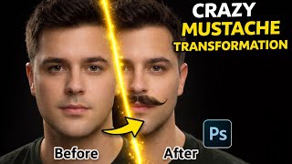 Create a Realistic Mustache in Photoshop 2026 (Easy) screenshot 3