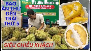 WOW FREE TASTING UP TO 5 DURIAN FRUITS to choose| The best shop, master cutting of DURIAN in SAI GON