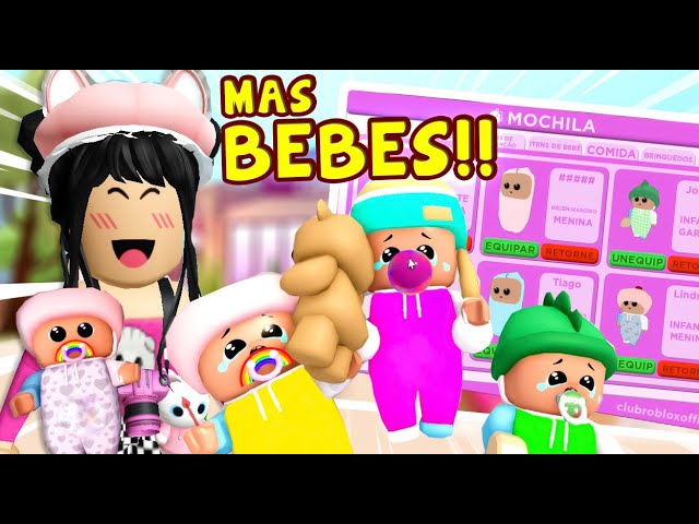 PRIMEIRO DIA DE AULA dos GÊMEOS ET e ETÉIA (Club Roblox BABY'S HOLIDAY)