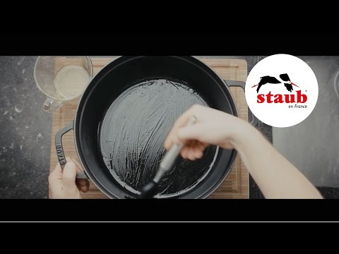 Wie Sie Ihre den STAUB - für Cocotte Gebrauch vorbereiten ersten YouTube von