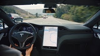 Navigate on autopilot (beta) is designed to get you your destination
more efficiently by actively guiding car from on-ramp off-ramp
including lane...