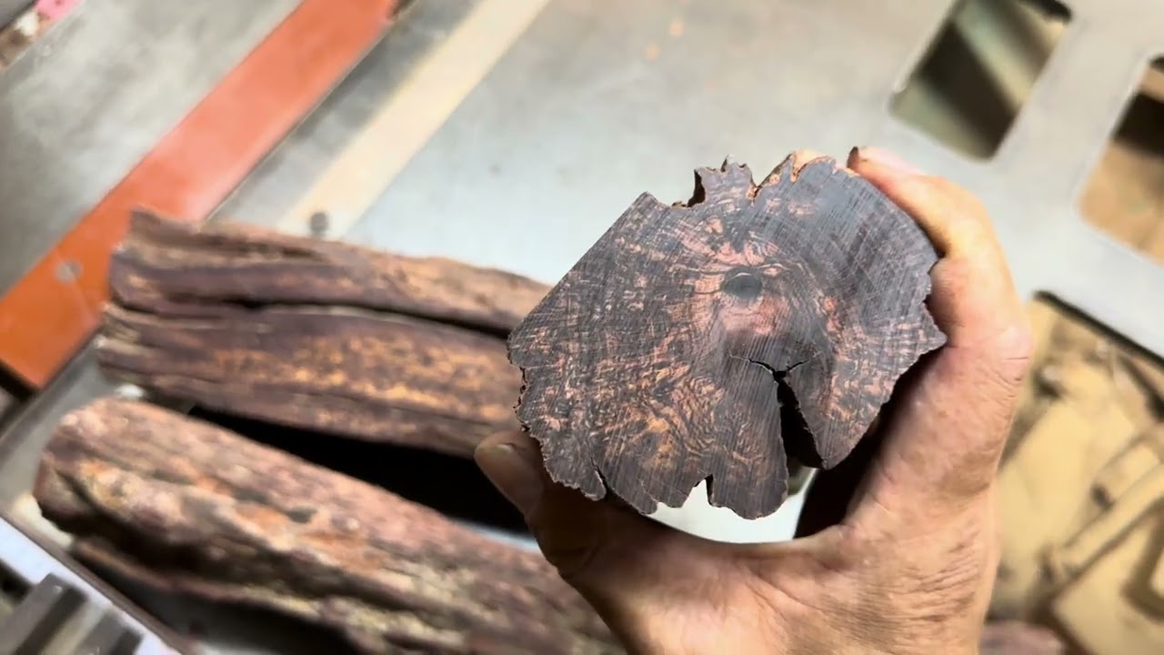 材料紹介 黄花梨 - YouTube