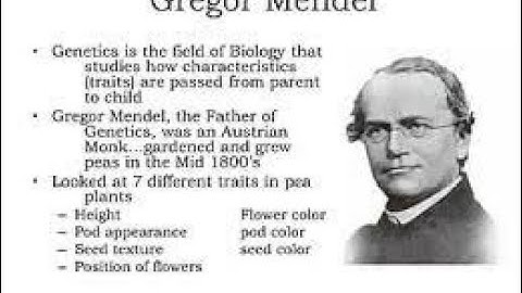 LEVEL 1. Ch 5. Mendel