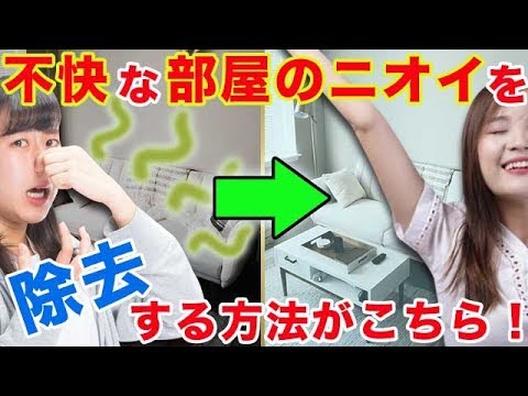 【衝撃】不快な部屋のニオイを除去する方法がこちら！