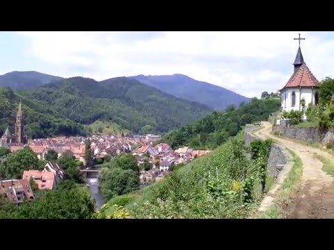 Vue de Thann (Alsace, France), 17 juin 2015